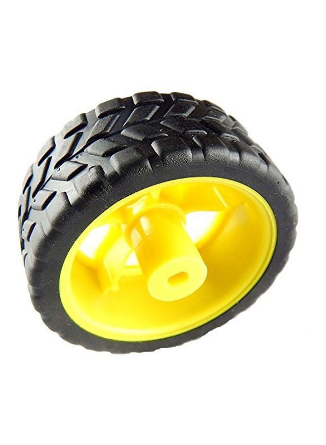 Robotbanao 4-Piece Duel Shaft Bo Motor Wheel U4-H7PC-OABH  - Image 3