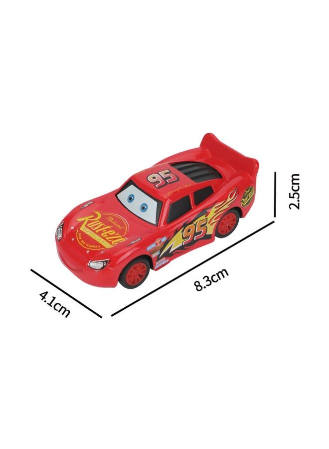 ماتيل جيمز سيارة لعبة بشخصية لايتنينج ماكوين من فيلم ديزني Cars 3 من المعدن المصبوب 83x41x25مم - Image 4