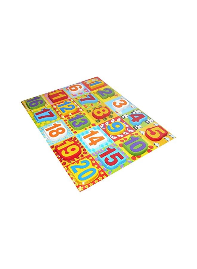 123-Piece Wooden Number Block Set 2026