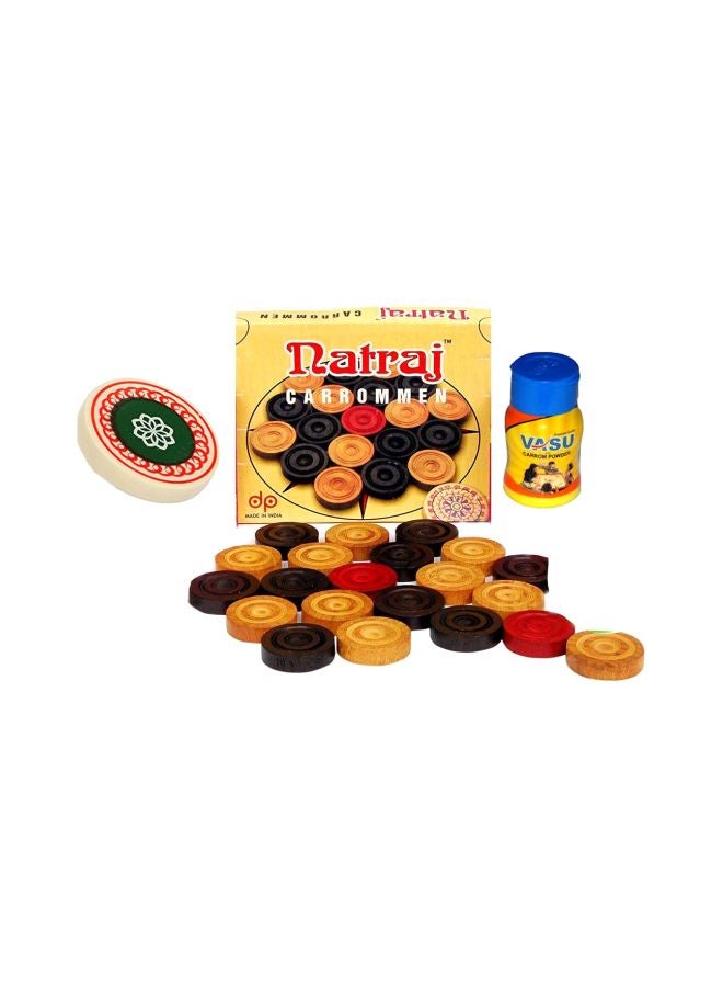 26-Piece Carrom Kit - Image 1
