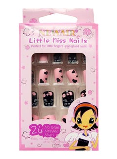 NewAir 24-Piece Little Miss Nail Set Multicolour  - Image 1