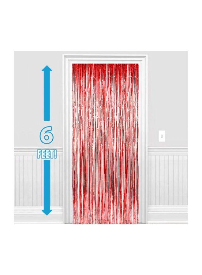 بارتي بروبس حزمة لافتات من القصدير للستائر من 3 قطع طراز FLCNRD03 - Image 5