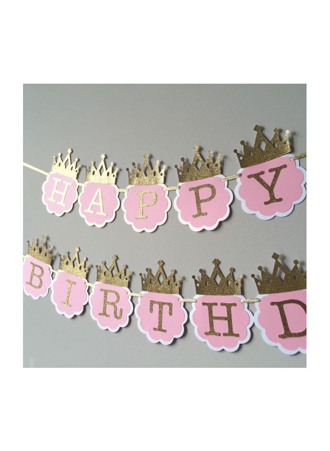 بارتي بروبس مجموعة مكونة من 15 شريط لامع بحروف "Happy Birthday" طراز BABA01  - Image 2