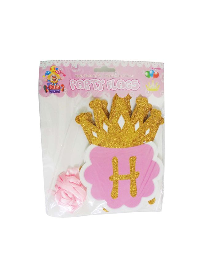بارتي بروبس مجموعة مكونة من 15 شريط لامع بحروف "Happy Birthday" طراز BABA01  - Image 5