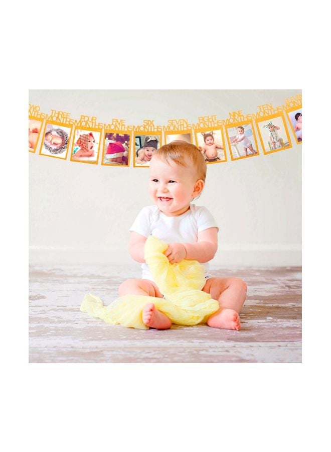 Chocozone First Birthday Decoration Photo Banner - Image 3