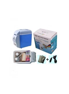 Generic Portable Electronic Refrigerator 7.5 L GE810HL0FM775NAFAMZ-18809859 Grey/Blue  - Image 2