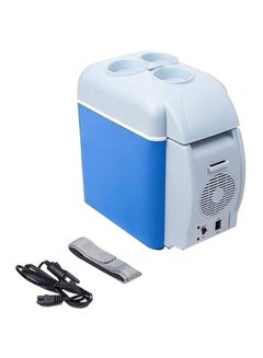 Generic Portable Electronic Refrigerator 7.5L 7.5 L AS936HL0G7MSXNAFAMZ-18809903 Grey/Blue  - Image 1