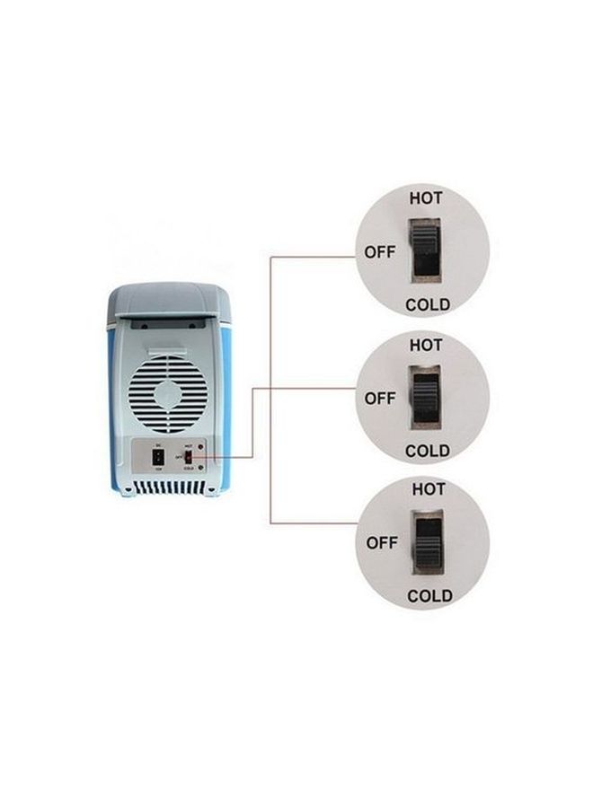 Generic - Portable Electronic Refrigerator 7.5L 7.5 L AS936HL0G7MSXNAFAMZ-18809903 Grey/Blue - Image 1