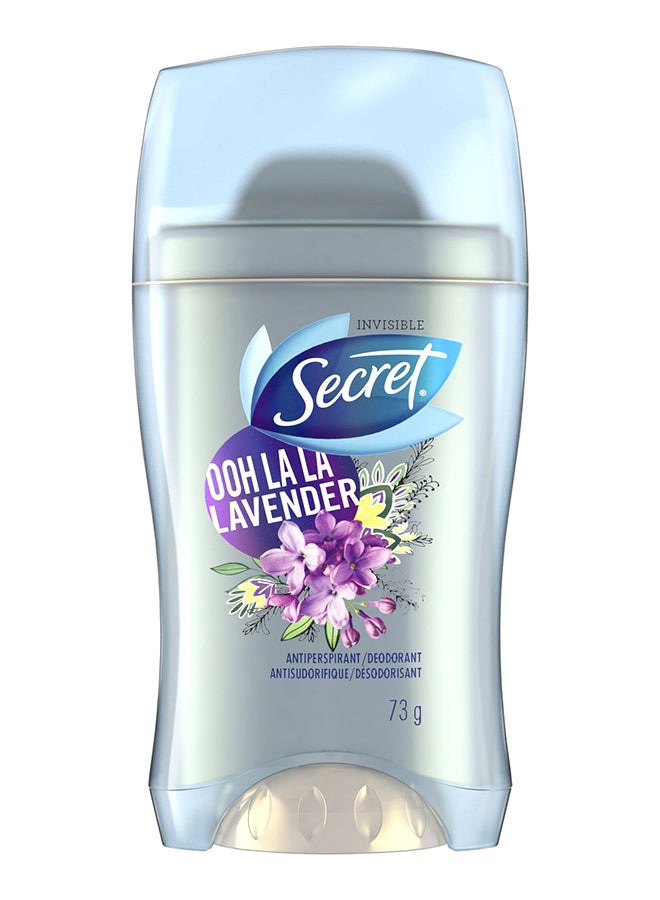 Secret Invisible Solid Antiperspirant Lavender Deodorant Blue 73grams - Image 1
