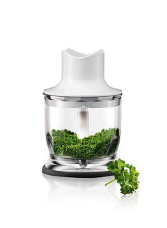 BRAUN Multi Quick 3, 2 Speeds, Hand Blender, 0.600L Beaker, Stainless Steel Whisk, 0.350L Chopper, MQ3025 White  - Image 4