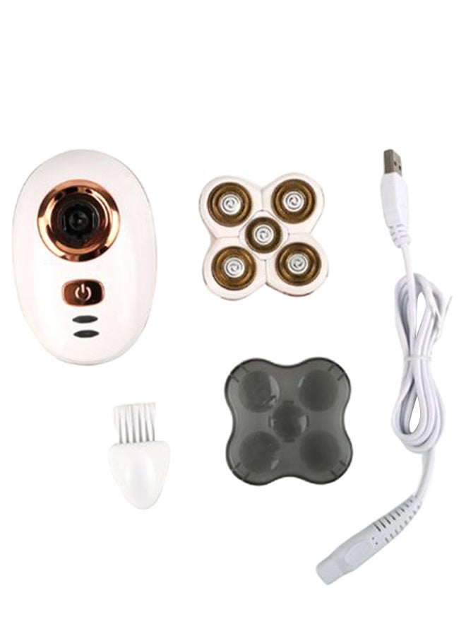 Generic Multi-Functional Electric Shaver Grooming Kit White/Gold  - Image 2
