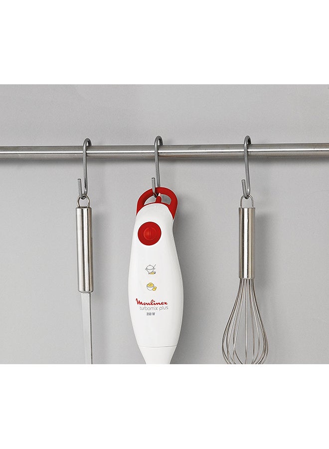 Moulinex - Turbomix Plus Hand Mixer 350W 0.6 L 350.0 W DD100147 Red/White - Image 1