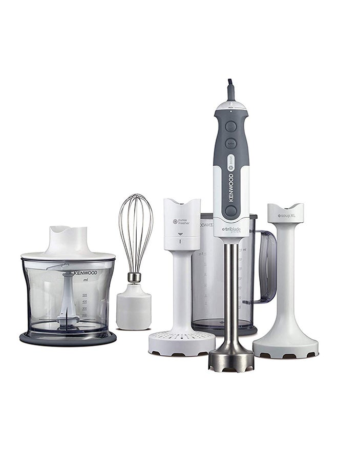 KENWOOD Triblade Hand Blender 0.75 L 800 W HDP406 White/Silver - Image 1