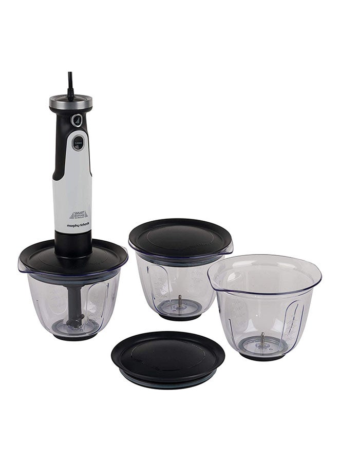 morphy richards - Handheld Blender Prep Set 402053 White/Black/Clear - Image 1