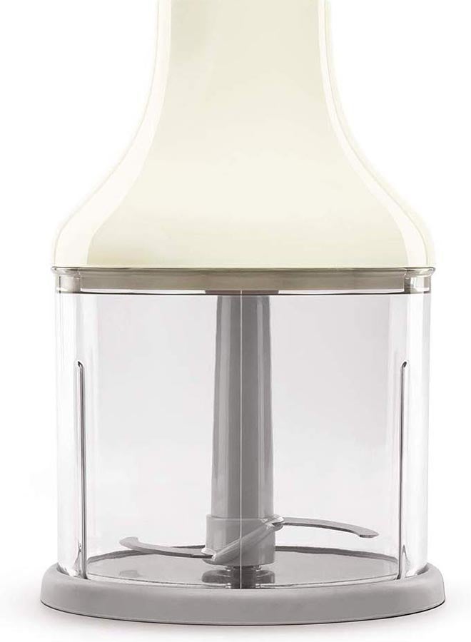 سميج خلاط يدوي بتصميم كلاسيكي ومزود بمرطبان بقدرة 700 وات HBF02CRUK أبيض/ شفاف - Image 4