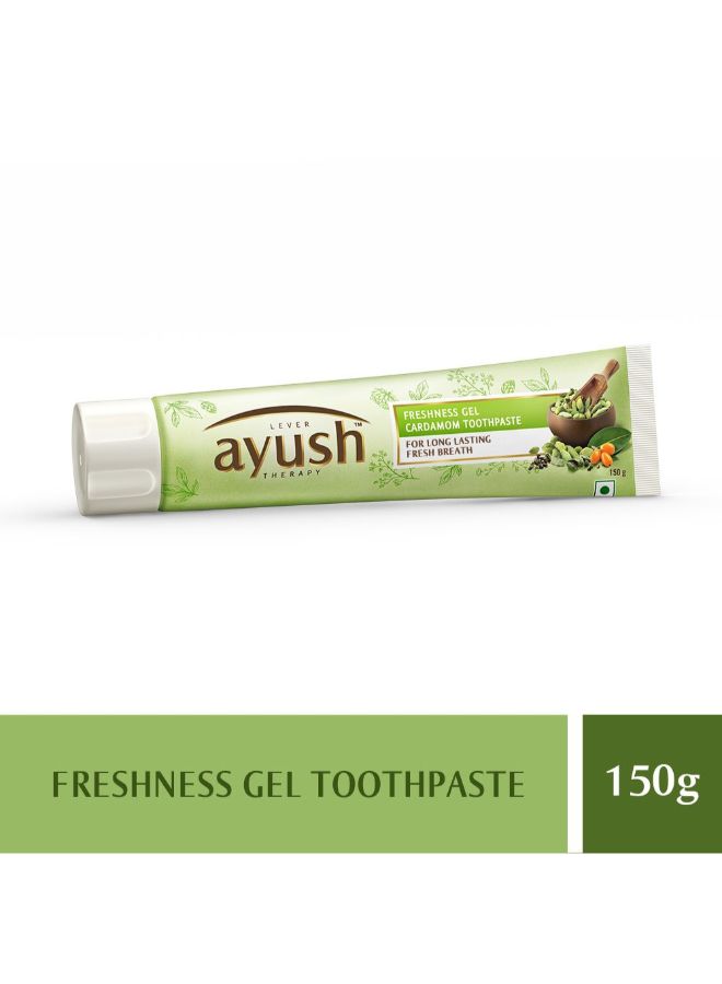 Ayush - Cardamom Toothpaste Gel 150grams - Image 1