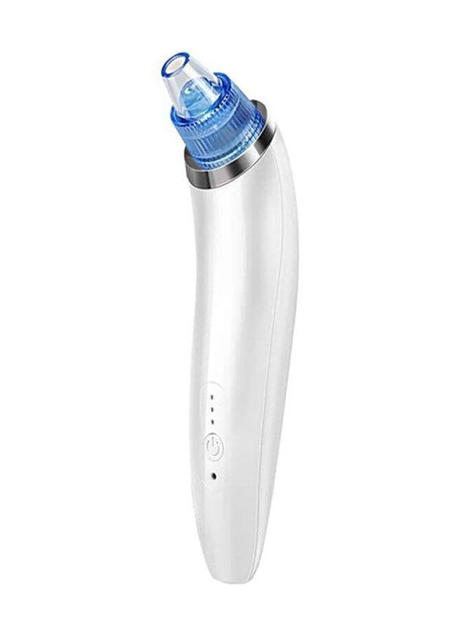 4-In-1 Blackhead Vacuum Acne Pore Remover White/Blue