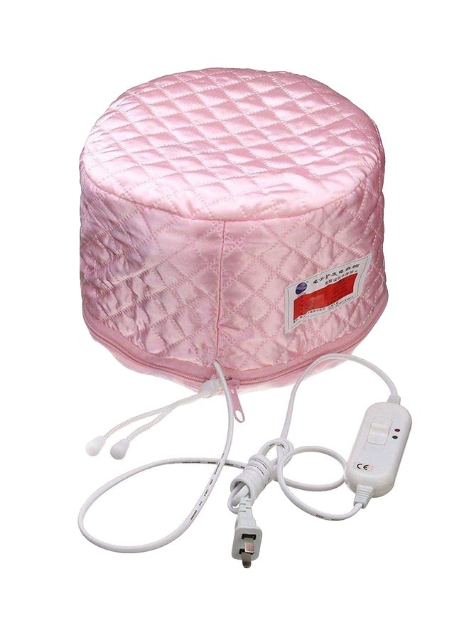 ShoppoStreet Electric Thermal Spa Cap With Steamer Pink 0.98X0.8X1.2inch 