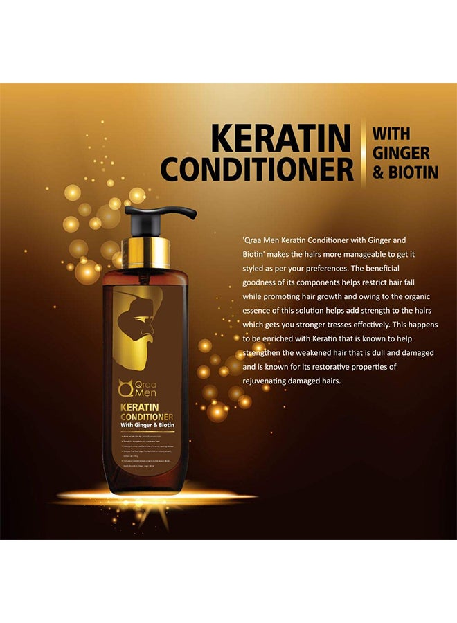 Qraa Ginger And Biotin Keratin Conditioner 200ml - Image 3