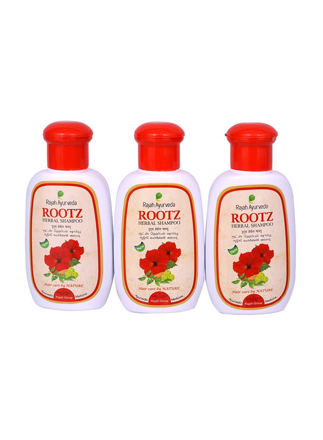 Rajah Ayurveda 3-Piece Rootz Herbal Shampoo 100ml - Image 1