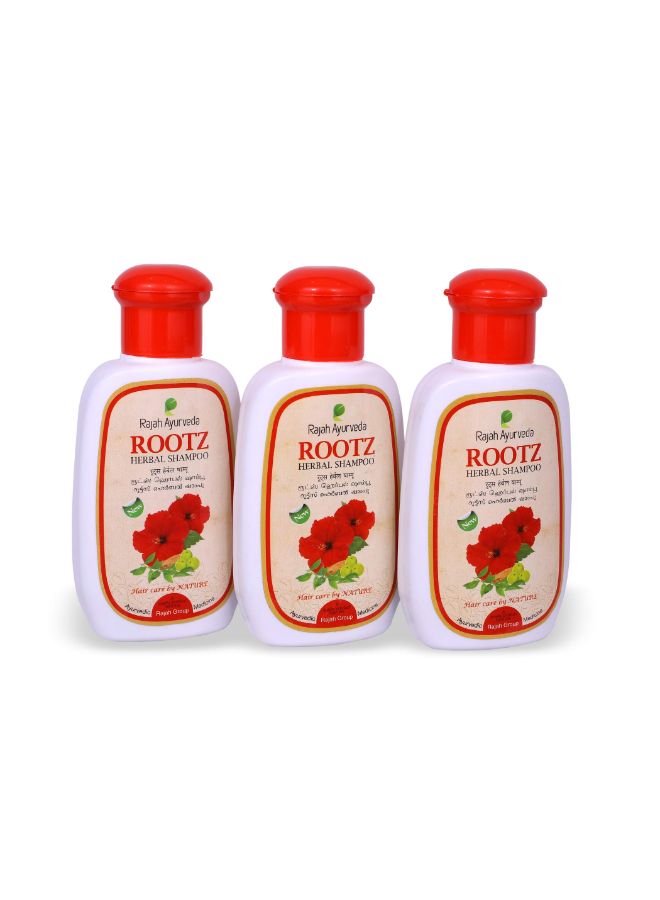 Rajah Ayurveda 3-Piece Rootz Herbal Shampoo 100ml - Image 2