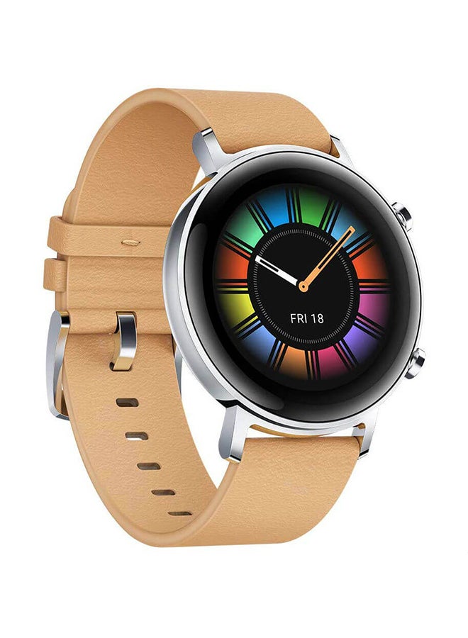 HUAWEI GT2 Smartwatch Classic Edition With 15 Sports Modes Gravel Beige  - Image 1