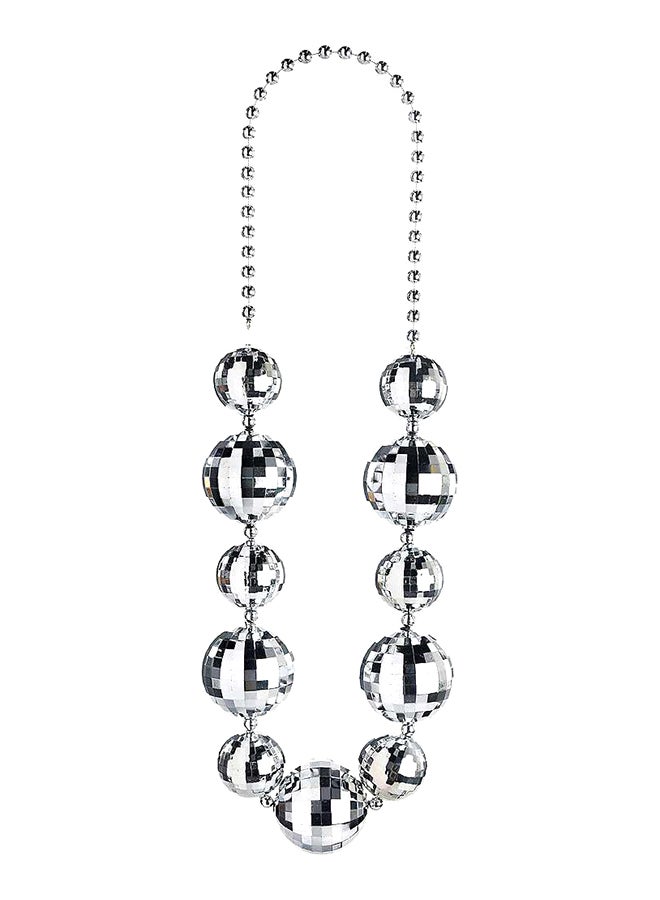 Amscan Disco Balls Jumbo Beads Necklace 55inch 