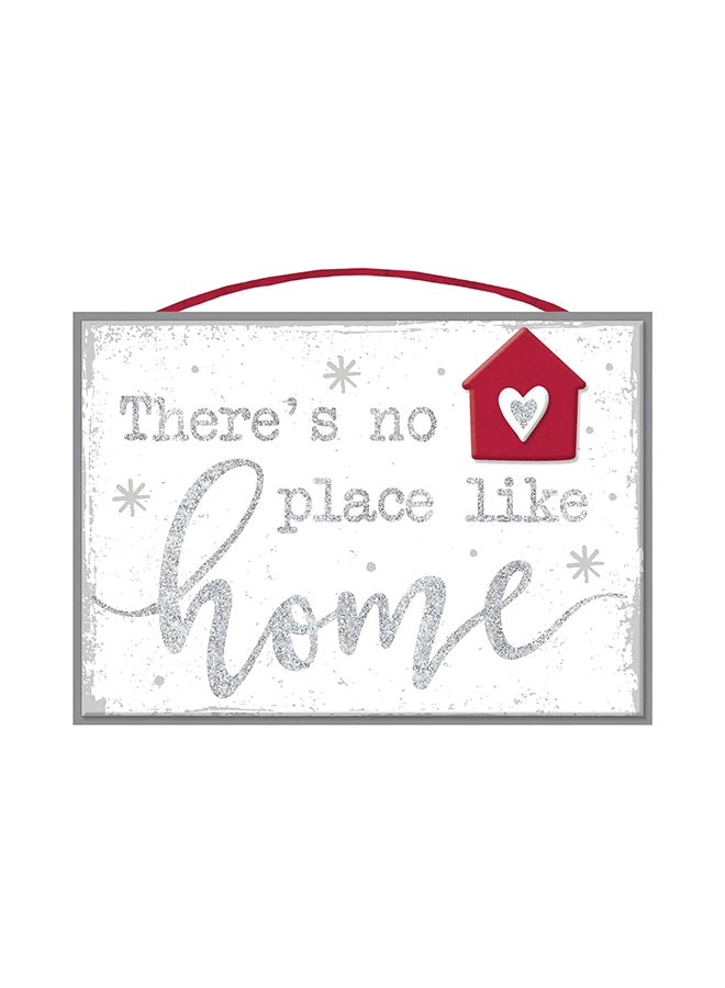 أمسكان لافتة قابلة للتعليق بالمنزل بمناسبة العطلات 5x7بوصة