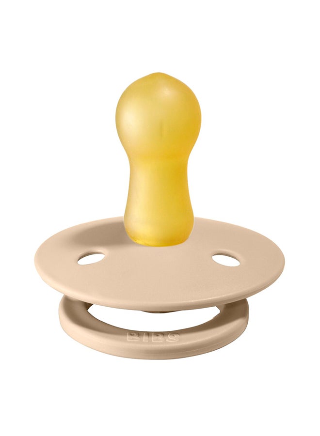 بيبس لهاية مقاس 2، للأطفال حديثي المشي من عمر 6-18 شهراً، قطعة واحدة، لون فانيلا - Image 2