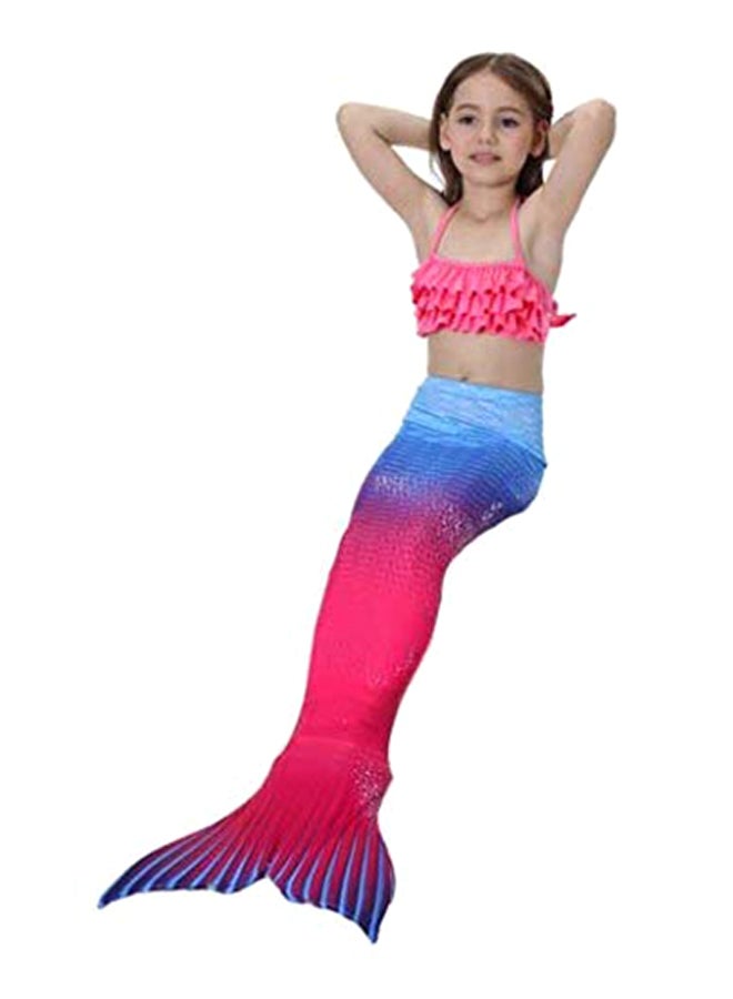 J&J 5-Piece Mermaid Swimming Suit With Bikini Set 150cm  - Image 2