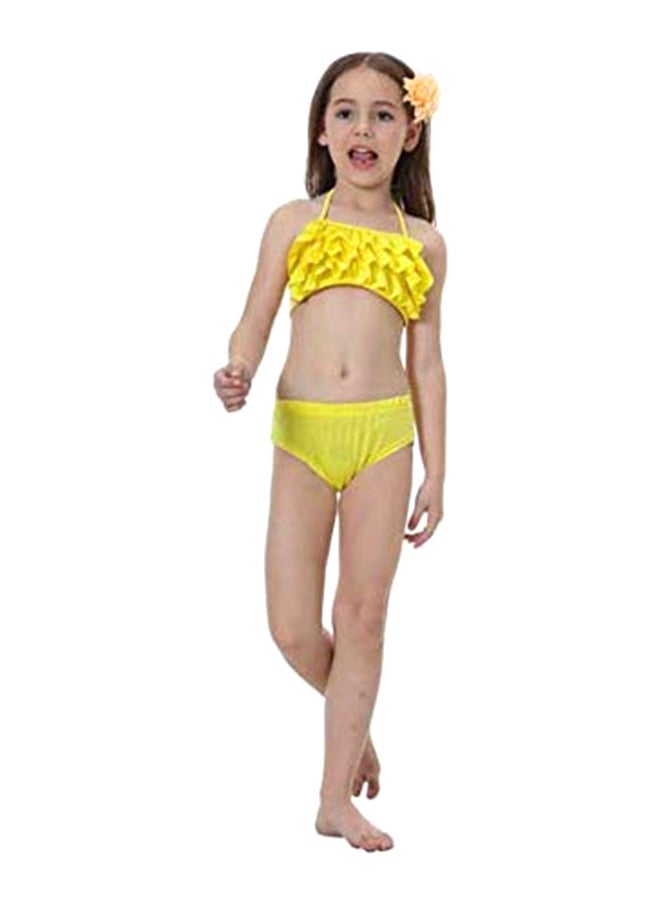 J&J 5-Piece Mermaid Swimming Suit With Bikini Set 110cm  - Image 3
