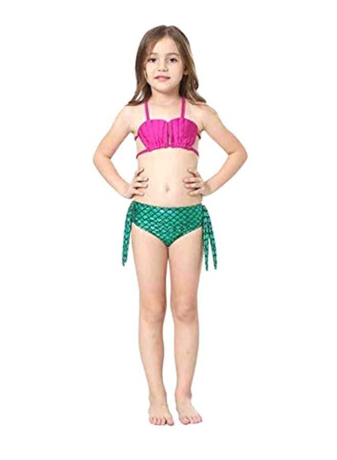 J&J 3-Piece Mermaid Swimming Suit Set 110cm  - Image 3