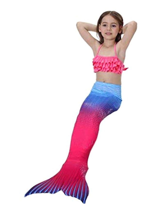 J&J 5-Piece Mermaid Swimming Suit With Bikini Set 130cm  - Image 2