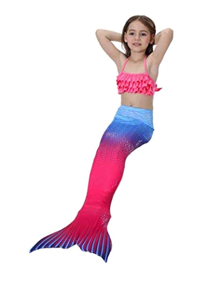J&J 5-Piece Mermaid Swimming Suit With Bikini Set 120cm  - Image 2