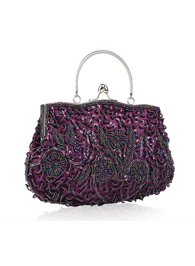 Generic - Trendy Evening Clutch Bag Purple - Image 1