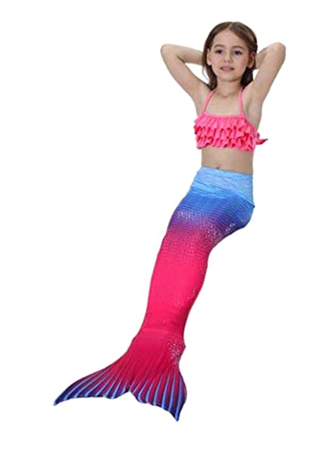 J&J 5-Piece Mermaid Swimming Suit With Bikini Set 140cm  - Image 2