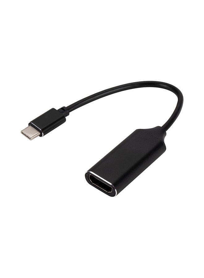 USB Type-C to HD Cable Adapter Black - Image 1