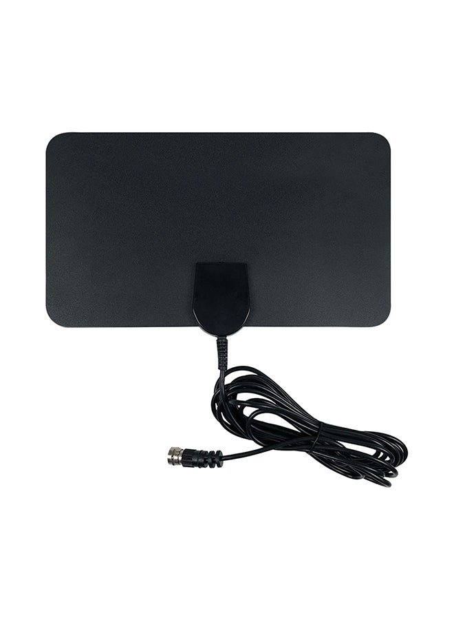 Generic - Amplifier Signal Booster Antenna Satellite Signal Receiver DVB-T2 Black - Image 1