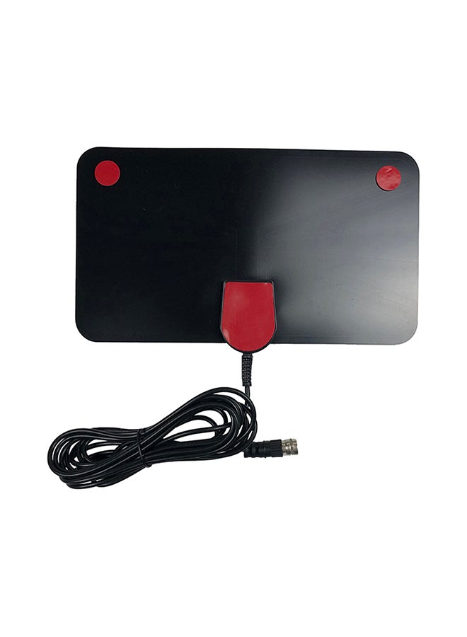 Generic - Amplifier Signal Booster Antenna Satellite Signal Receiver DVB-T2 Black - Image 1