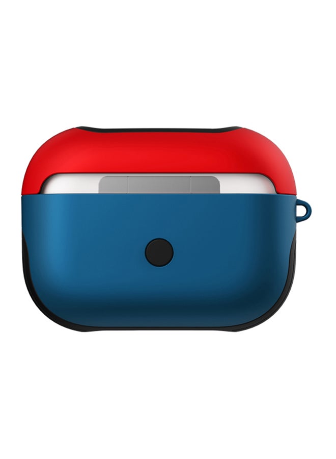 2-In-1 Protective Case For AirPods Pro Red/Blue