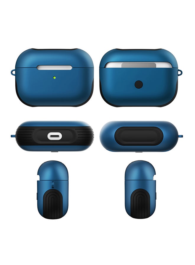 Generic - 2-In-1 Protective Case For AirPods Pro Dark Blue - Image 1