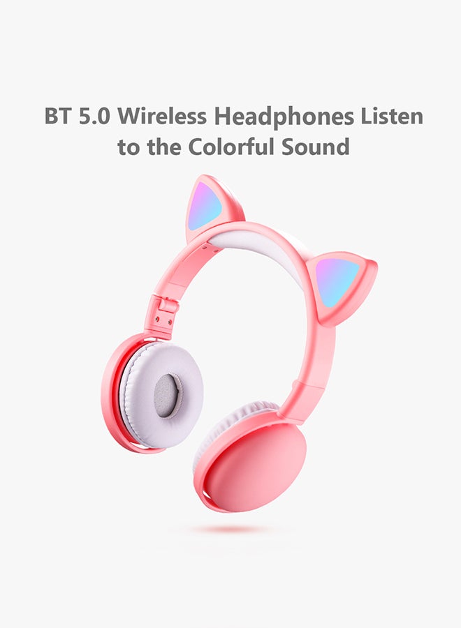 On-Ear Cat Ear Headphones Black - Image 2