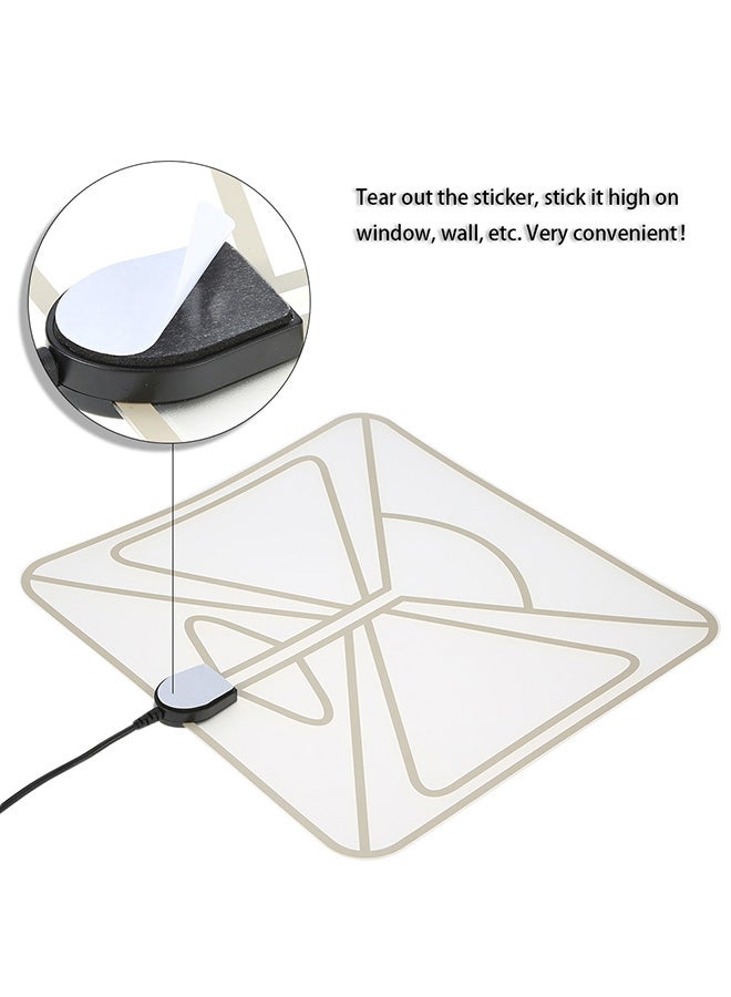 Generic - Digital Indoor Antenna HDTV High Gain 35 Miles Clear - Image 1