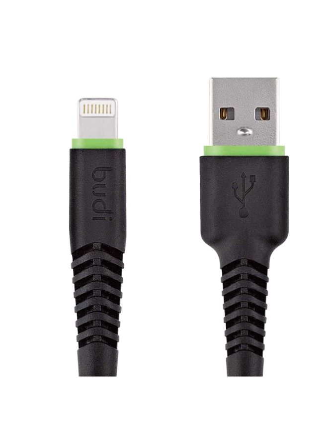 بودي كابل Lightning لشحن الموبايل أسود - Image 2