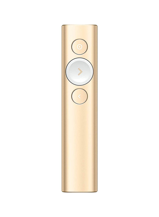 Logitech Spotlight Wireless Presentation Remote Gold/White  - Image 1