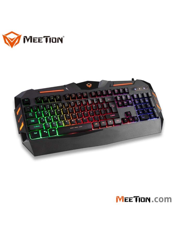 ميشين مجموعة لوحة مفاتيح USB لجهاز الألعاب برتقالي/أسود - Image 2