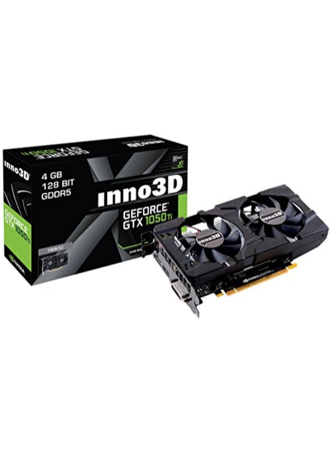 اينو3 دي - بطاقة رسومات جيفورس GTX 1050 TI X2 من نوع DDR5 وبسعة 4 جيجابايت أسود - Image 1