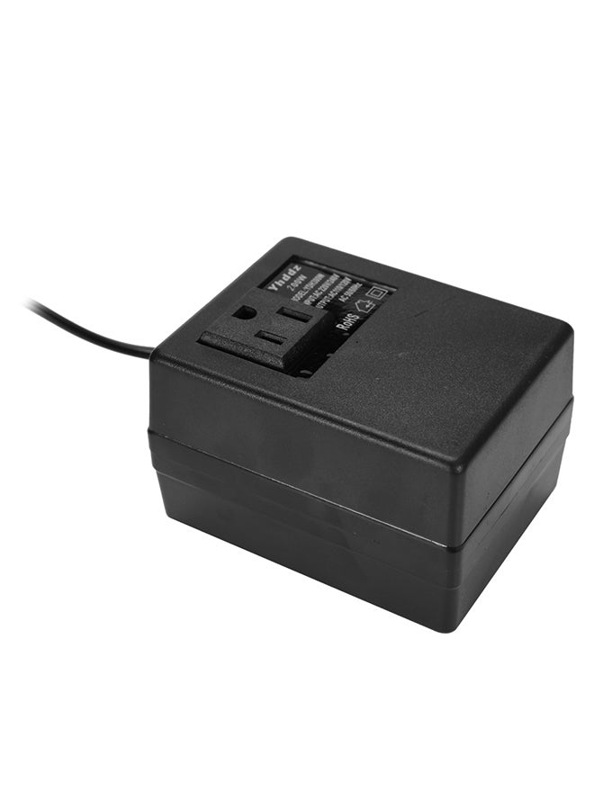 Generic - Transformer Step Down Voltage Converter Adapter Black 100x80x60mm - Image 1