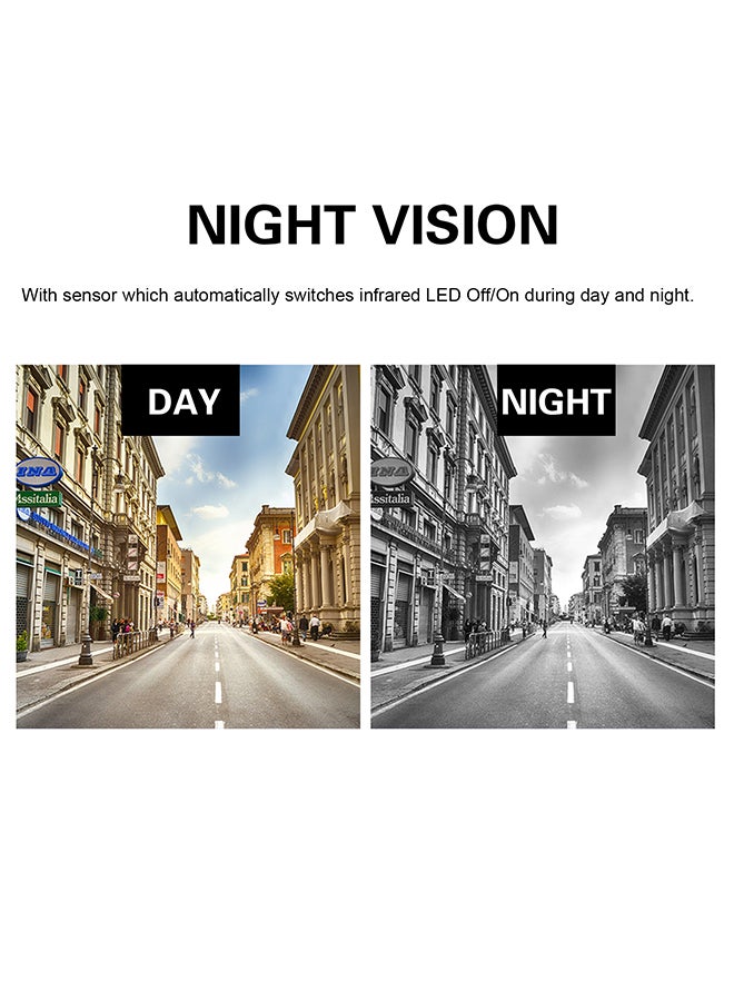 طقم مصابيح LED من 12 قطعة تعمل بالأشعة تحت الحمراء أسود 14.50x9.80x12.70سم - Image 5