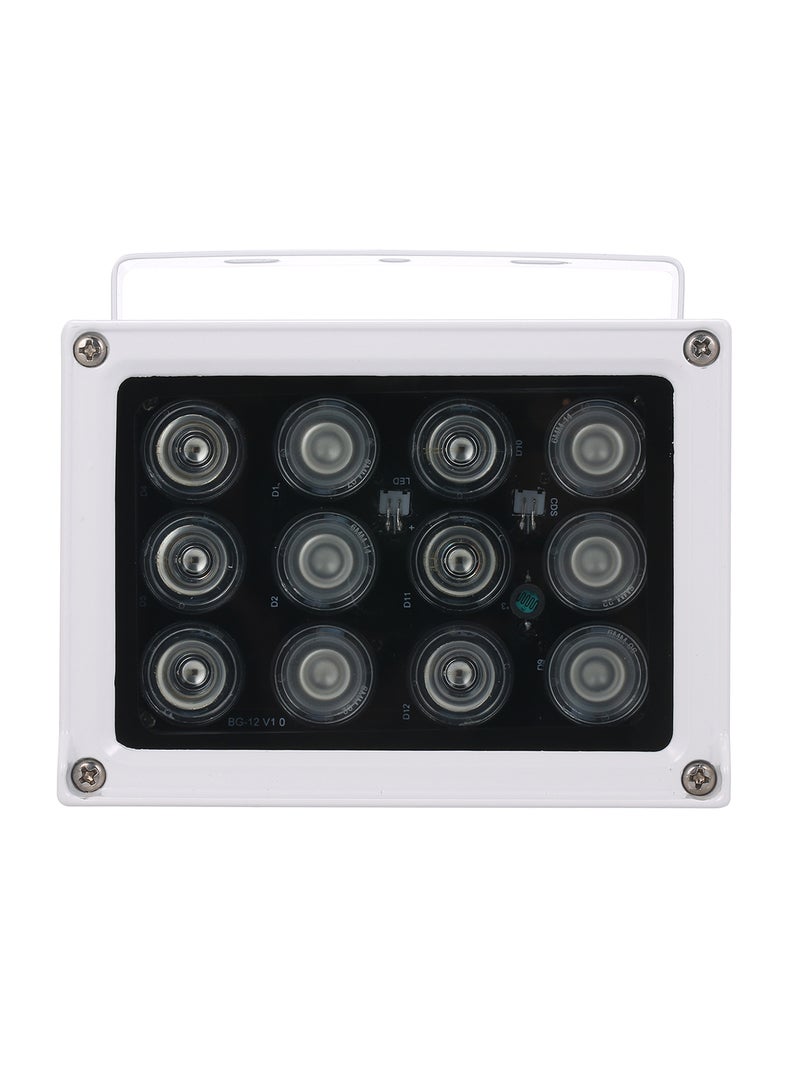 طقم مصابيح LED تعمل بالأشعة تحت الحمراء من 12 قطعة أبيض 14.50x9.80x12.70Ø³Ù†ØªÙŠÙ…ØªØ± - Image 1